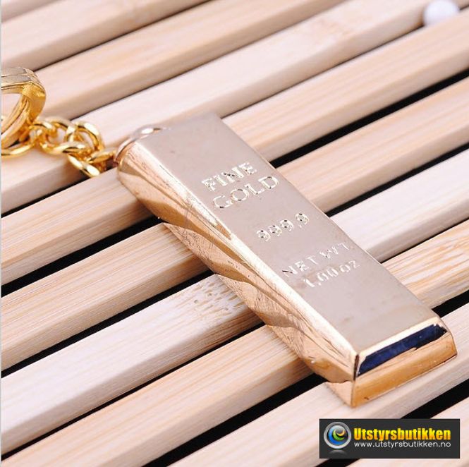 Hovedbilde Nøkkelring Gullbarre