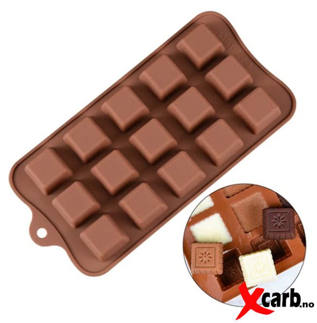 Hovedbilde Silikonform Konfekt Kube - SilikoLove