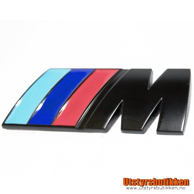 Hovedbilde BMW M-Sport Emblem 74x28 mm - Sort
