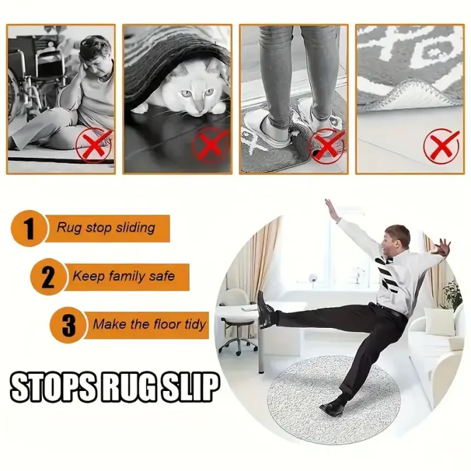 Hovedbilde Sklisikring for teppe 4pk