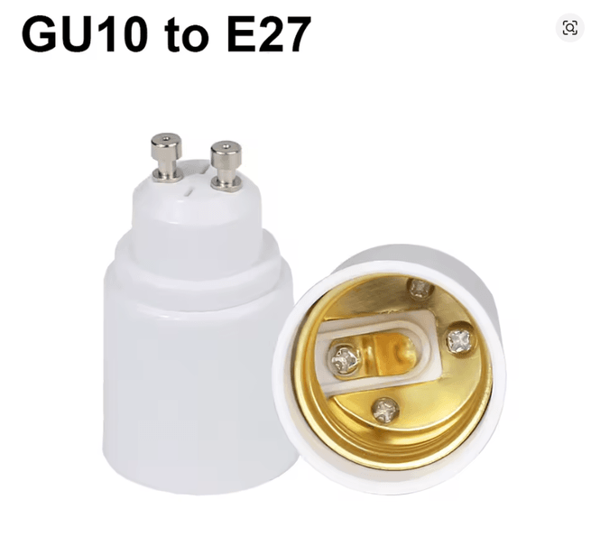 Hovedbilde Sokkeladapter - GU10 til E27