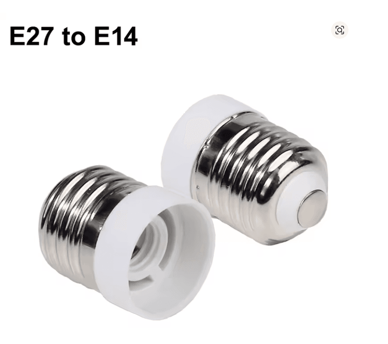 Sokkeladapter - E27 til E14