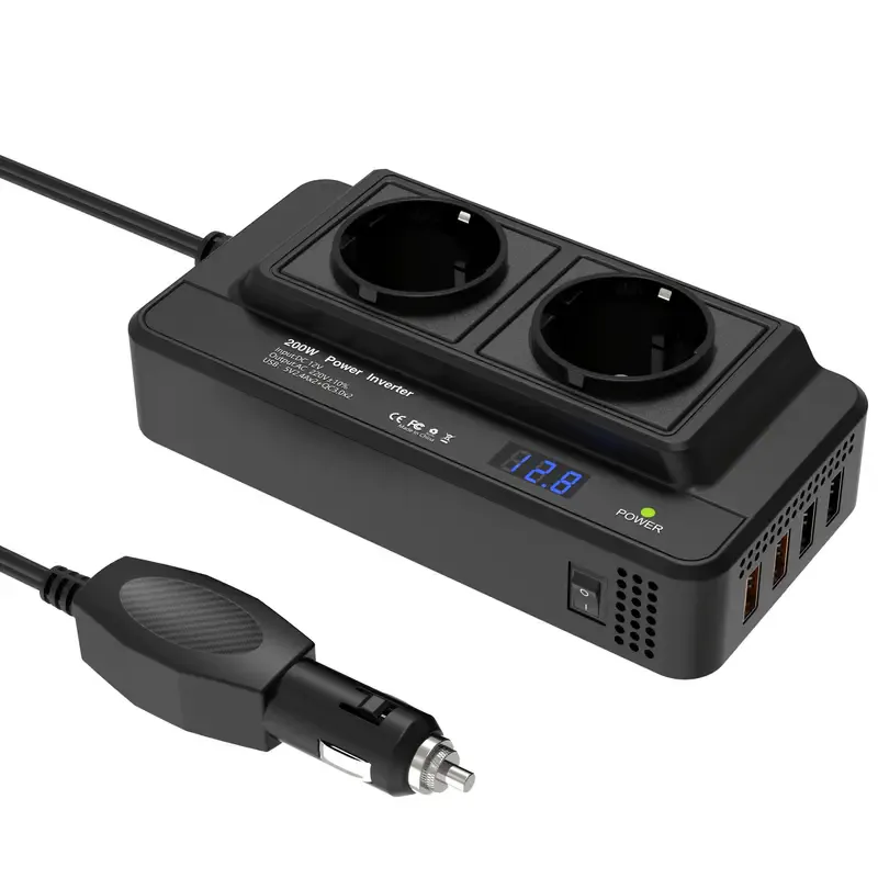 Spenningsomformer/Inverter 12/230 V 200 W